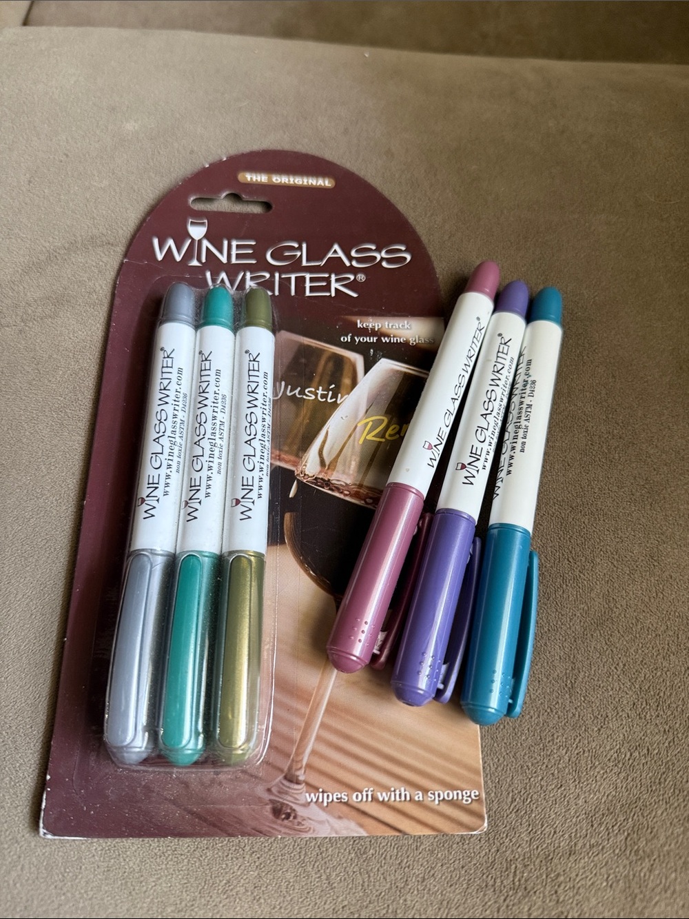 Wine Glass Writer Set — Multi-Color Wine Markers